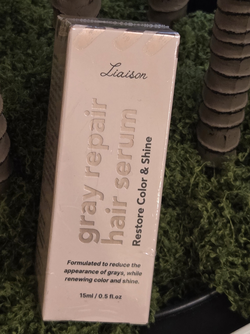 Liaison Gray Repair Hair Serum 15ml 0.5oz Restore Color & Shine New Sealed